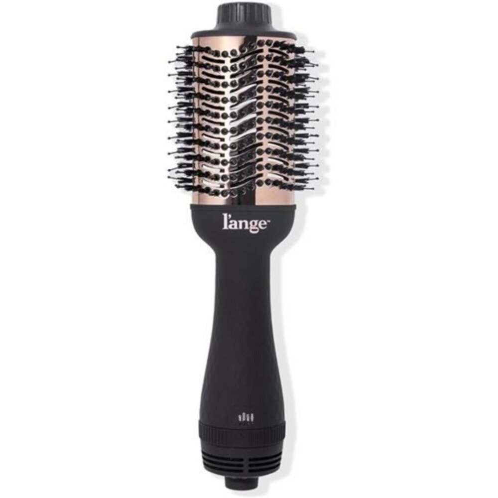 2-in-1 Titanium Blow Dryer Brush Hot Air Brush in One with Oval Barrel FrizzFree
